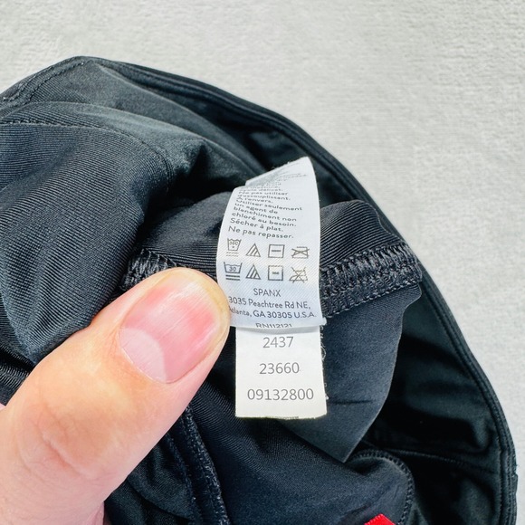 SPANX Pants Womens Medium SPANXshape Faux Leather Leggings Black Power Waistband - Picture 9 of 15